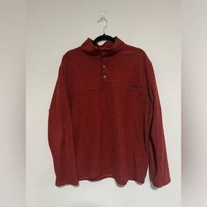 Mountain Khakis Red Norris Pullover Size XL Outdoor Hiking Camping